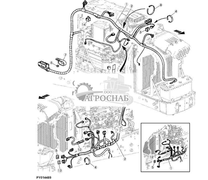 ЖГУТ ПРОВОДОВ ДВИГАТЕЛЯ 